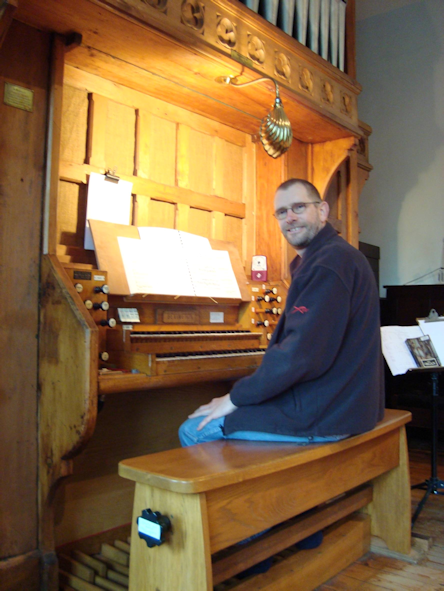 Samuel at Embleton Organ